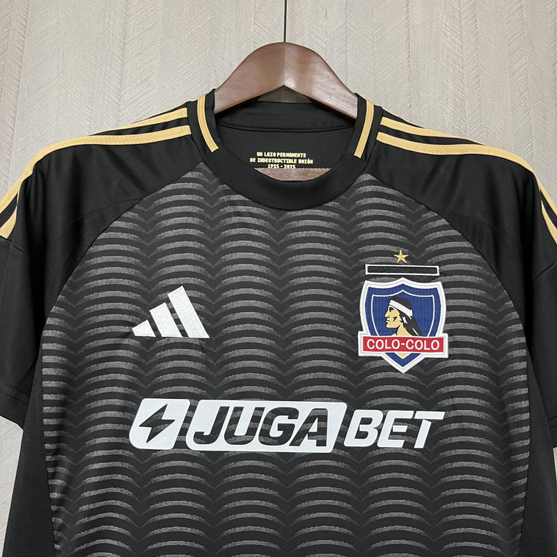 Camisa Colo Colo 2025/26 II Away - Torcedor - Preta