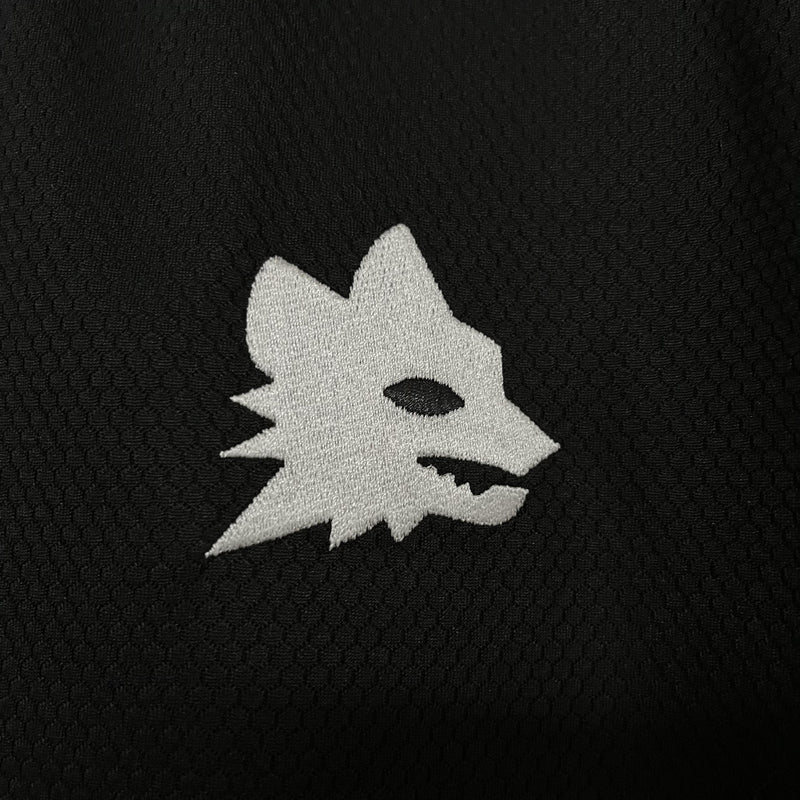 Camisa Roma 2024/25 Goleiro - Torcedor - Preta