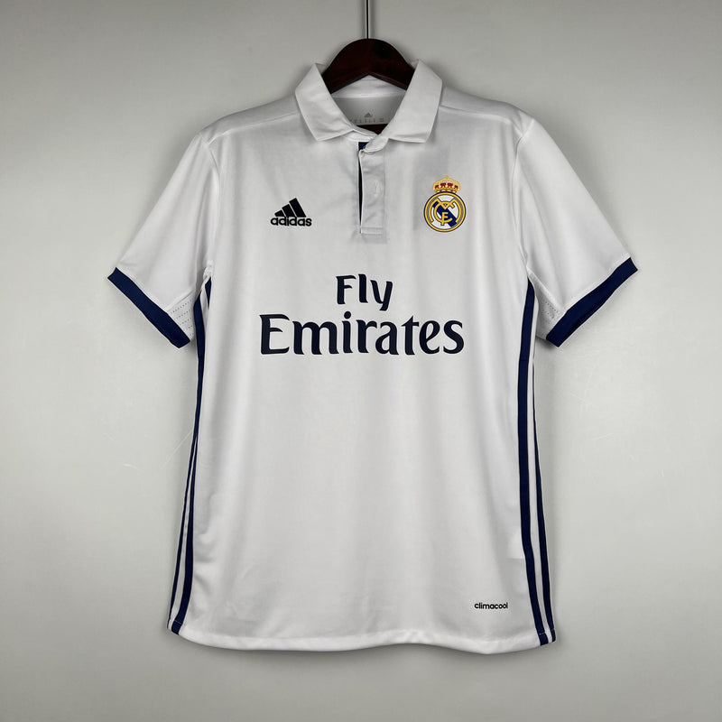 Camisa Retrô Real Madrid  2016/2017 I Home - Adidas