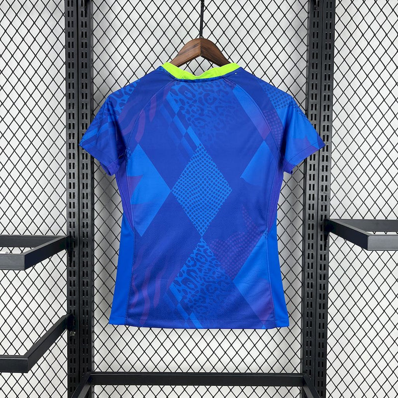 Camisa Brasil 2025 II Away - Feminina - Azul