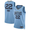 Camisa NBA Desmond Bane - Memphis Grizzlies - 2023 Edição de Impacto - Azul Claro