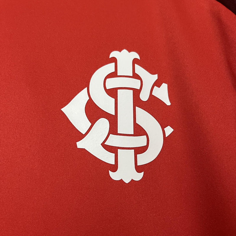 Camisa Internacional 2024/25 Treino Vermelha - Torcedor