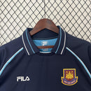 Camisa Retrô West Ham 1999/2001 III Third - Azul - Fila
