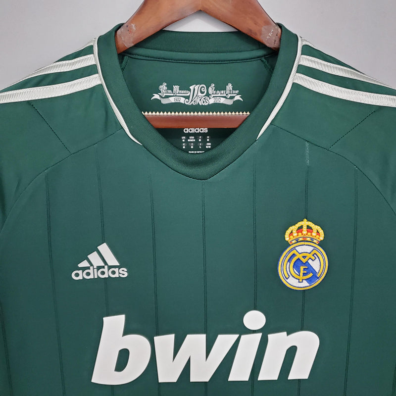 Camisa Retrô Real Madrid 2012/2013 III Third - Verde - Adidas