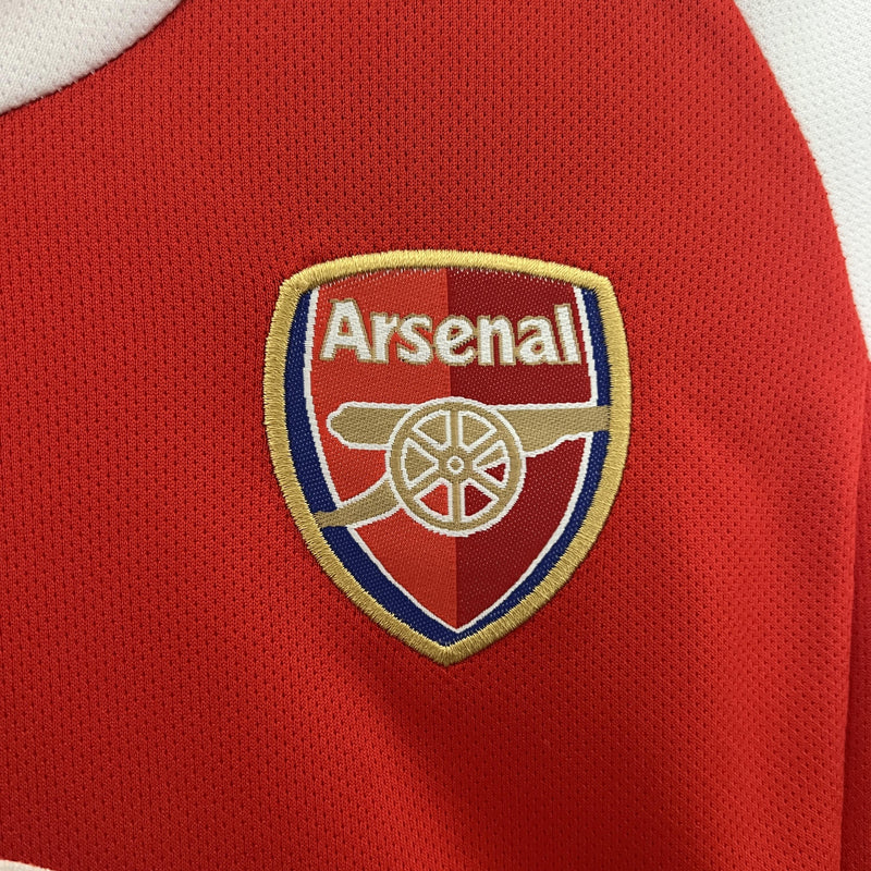 Conjunto Infantil Retrô - Arsenal 2002/04 I Home