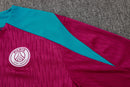 24/25 Conjunto Treino PSG - Zíper Curto - Vinho