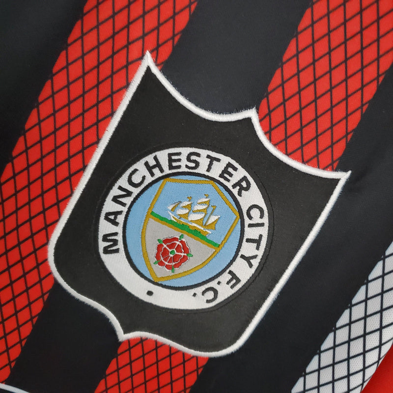 Camisa Retrô Manchester City 1994/1996 II Away - Vermelha - Umbro