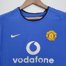 Camisa Retrô Manchester United 2002/2004 II - Azul - Nike