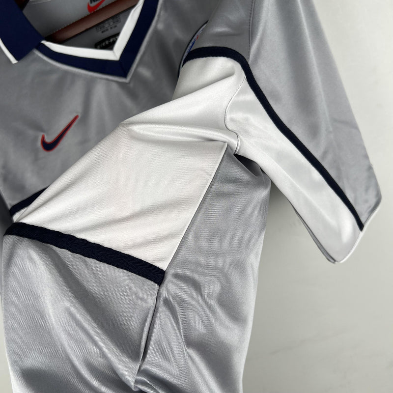 Camisa Retrô PSG 1990/2000 II Away - Cinza - Nike
