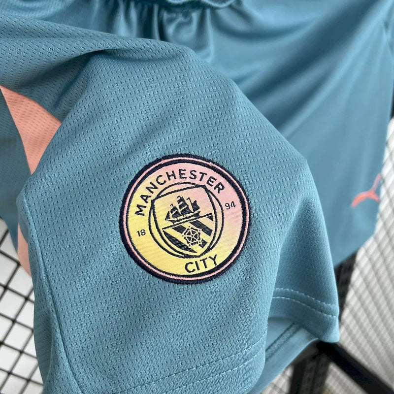 Short Manchester City 2024/2025 Fourth - Azul