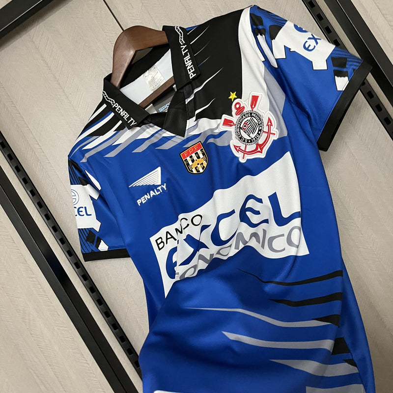 Camisa Retrô Corinthians 1998 II Third - Azul - Penalty