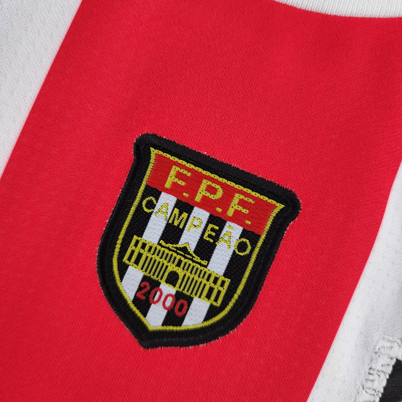 Camisa Retrô São Paulo 2000 II Away - Vermelha - Penalty