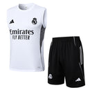 25/26 Conjunto Treino Real Madrid Regata - Branco