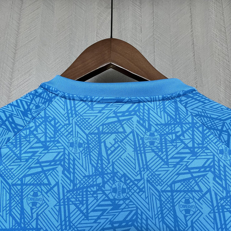 Camisa Grêmio 2024/25 Treino Azul Claro - Torcedor
