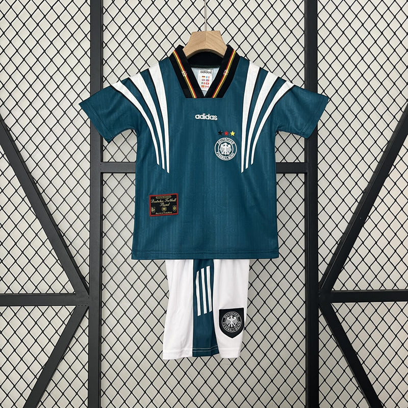 Conjunto Infantil Retrô - Alemanha 1996 II Away