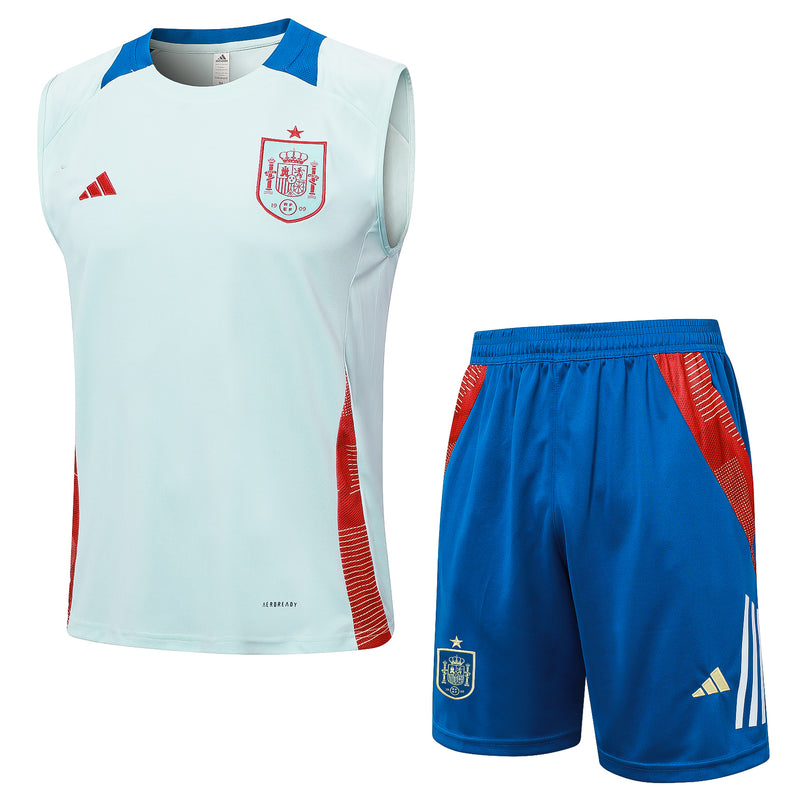 24/25 Conjunto Treino Espanha- Regata - Azul Fraco