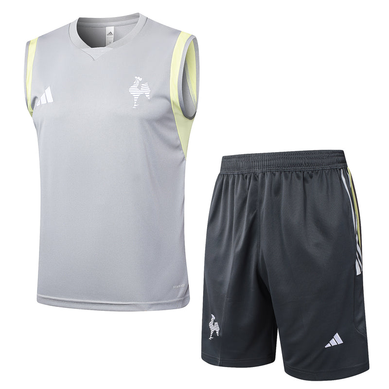 24/25 Conjunto Treino Atlético Mineiro Regata - Cinza Claro