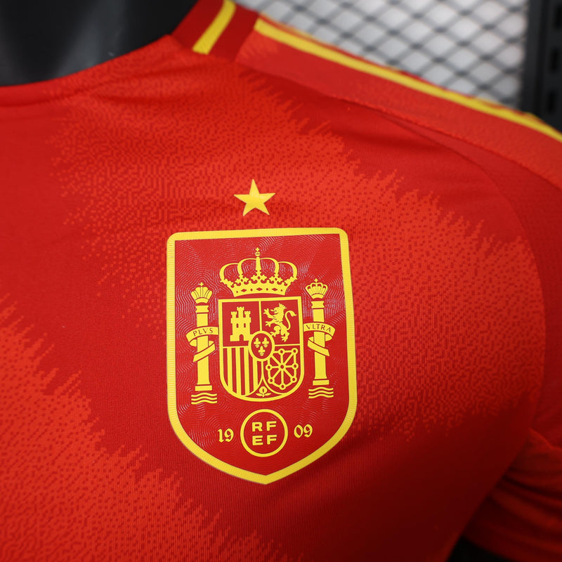 Camisa Espanha 2024 I Home - Jogador - Vermelha Adidas