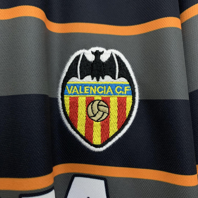 Camisa Retrô Valencia 1999/2000 II Away - Preta - Luanvi