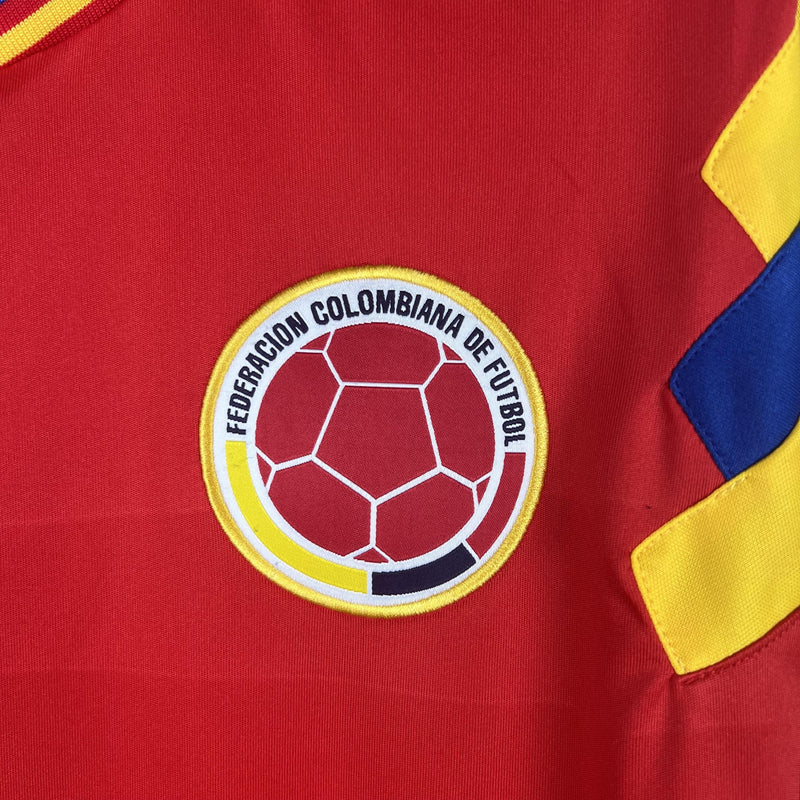 Camisa Retrô Colômbia 1990 II Away - Vermelha - Adidas