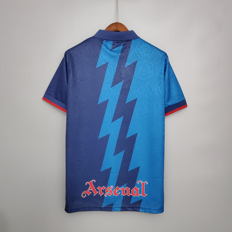Camisa Retrô Arsenal 1995/1996 II Away - Azul - Nike