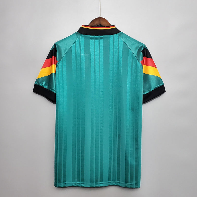 Camisa Retrô Alemanha 1992 II Away - Verde - Adidas