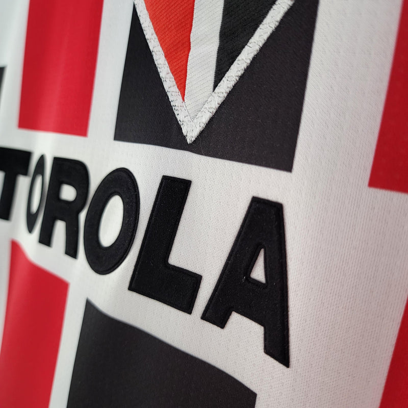 Camisa Retrô São Paulo 2000 II Away - Vermelha - Penalty