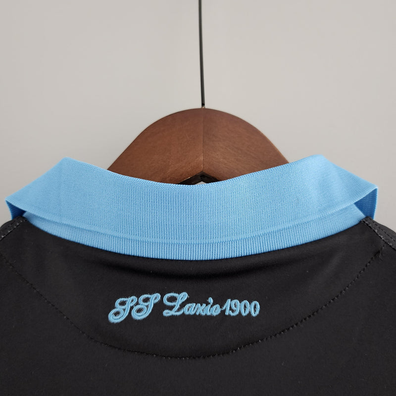 Camisa Retrô Lazio 2015/2016 II Away - Preta - Macron