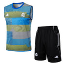 25/26 Conjunto Treino Real Madrid Regata - Azul e Verde