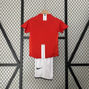 Conjunto Infantil Retrô - Manchester United 2007/08 I Home Champions League