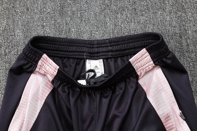 24/25 Conjunto Treino Arsenal - Frio Zíper Curto - Roxo Escuro