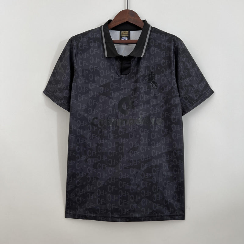 Camisa Retrô Chelsea 1990 All Black