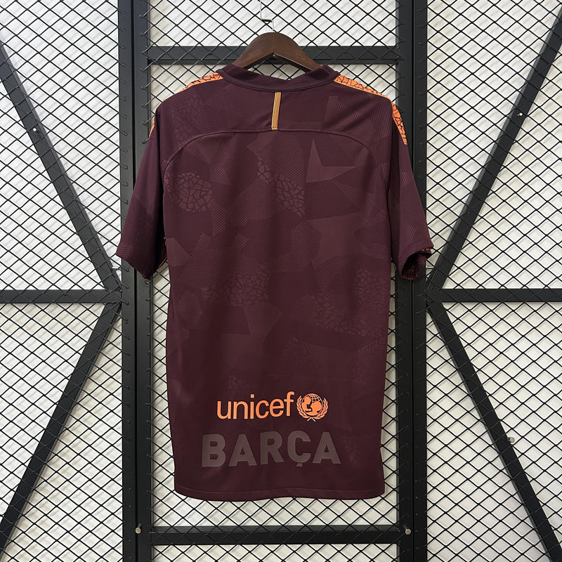 Camisa Retrô Barcelona 2017/2018 III Third - Marrom