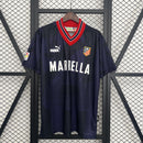 Camisa Retrô Atlético de Madrid 1995/1996 III Third Away - Preto Com Roxo