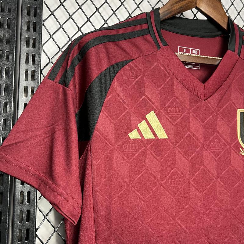 Camisa Bélgica 2024/25 Euro I Home - Torcedor