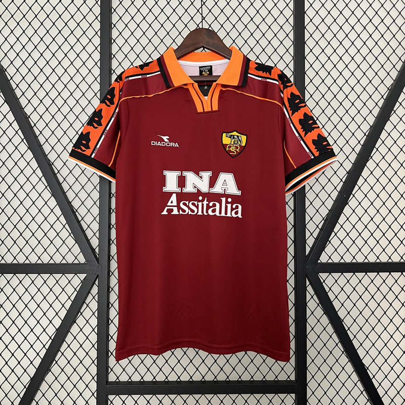 Camisa Retrô Roma 1998/1999 I Home - Diadora