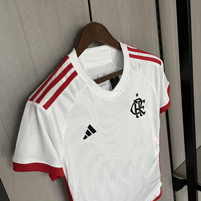 Camisa Flamengo 2024/25 II Away - Feminina - Branca