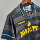 Camisa Retrô Inter de Milão 1997/1998 II Away - Cinza - Umbro