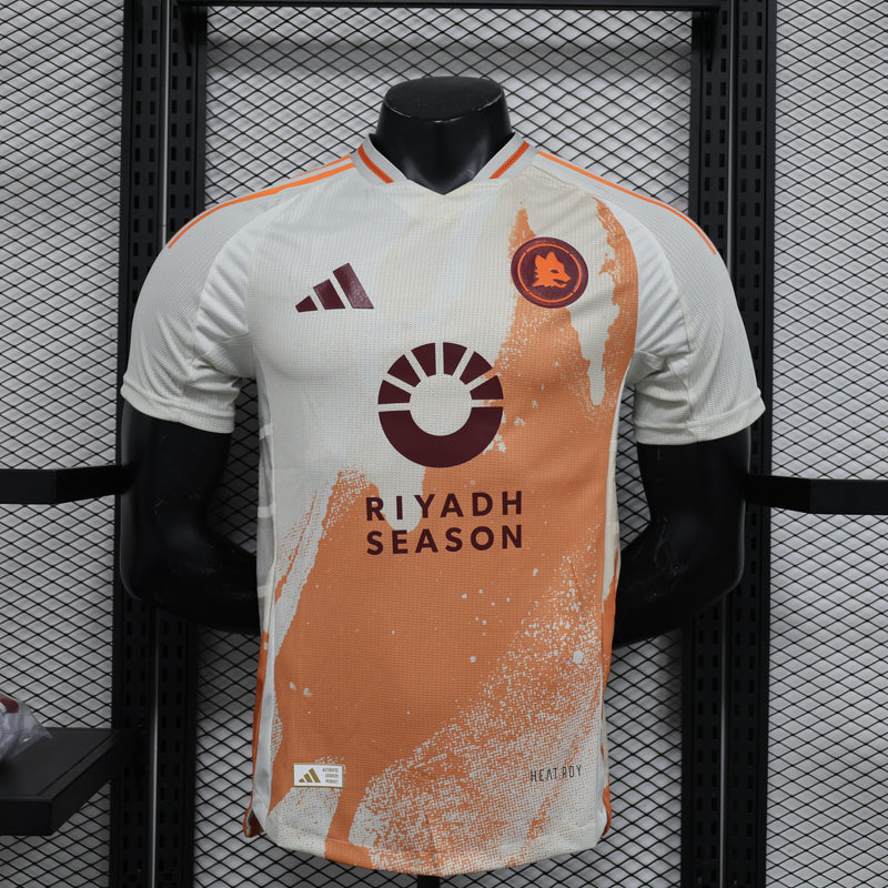 Camisa Roma 2024/2025 II Away - Jogador - Branca