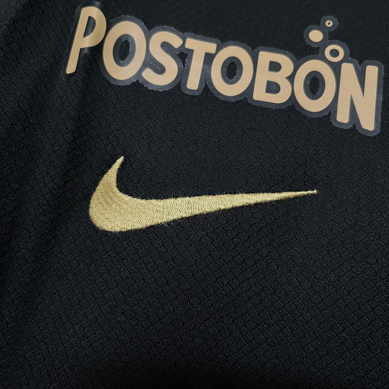 Camisa Atlético Nacional 25/26 II Away - Torcedor - Todos Patrocínios - Preta