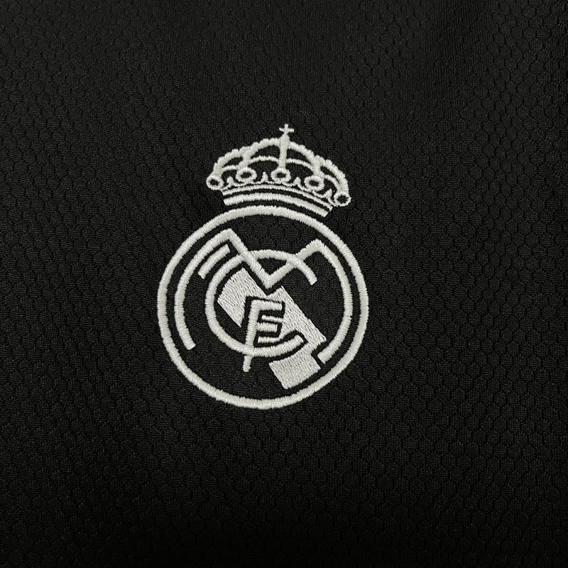 Camisa Real Madrid 2024/25 Goleiro - Preta - Torcedor