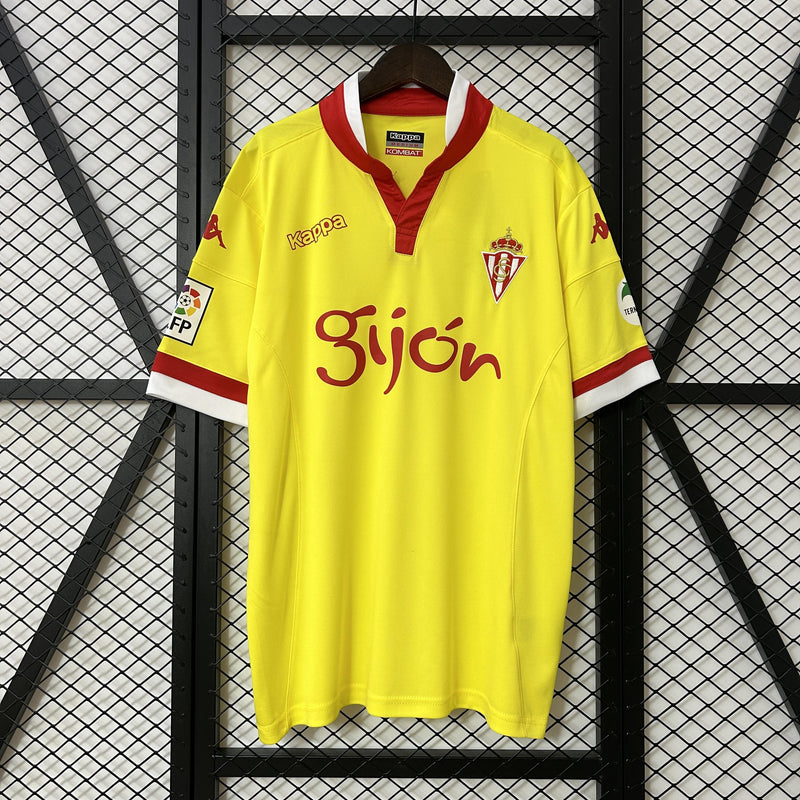 Camisa Retrô Sporting Gijon 2015/2016 II Away - Amarela - Kappa