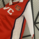 Camisa Retrô Arsenal 1998/1999 I Home - Manga Longa Nike