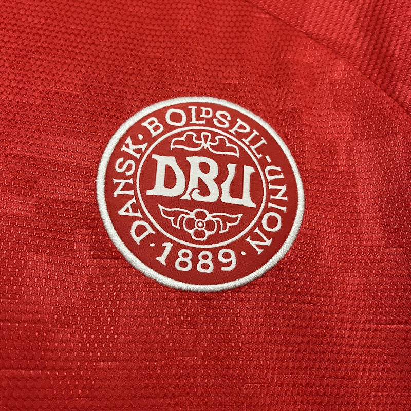 Camisa Dinamarca 2024/25 I Home - Torcedor