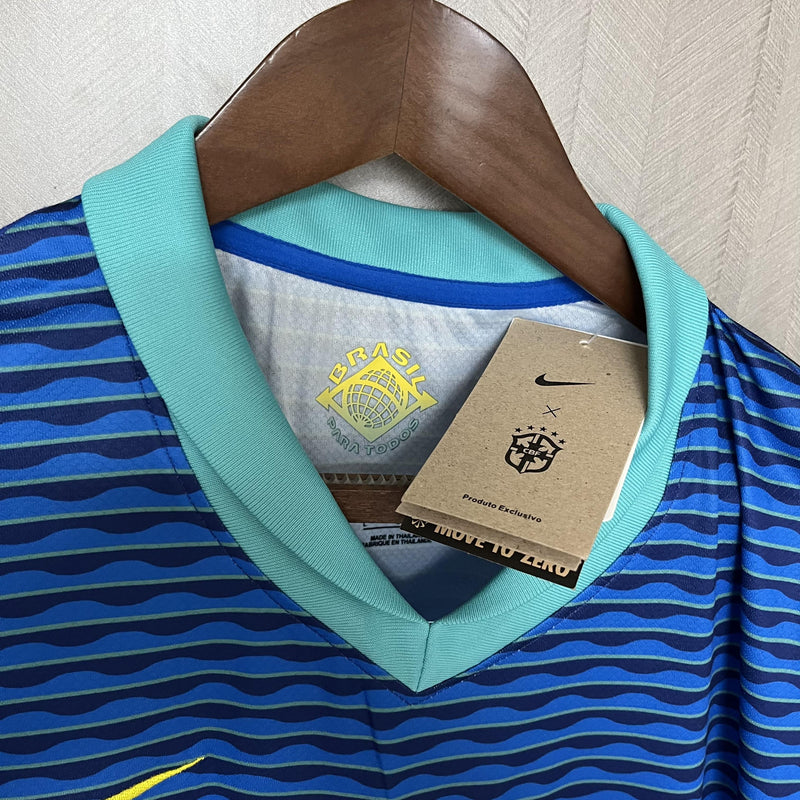Camisa Brasil 2024/25 II Away - Torcedor - Azul