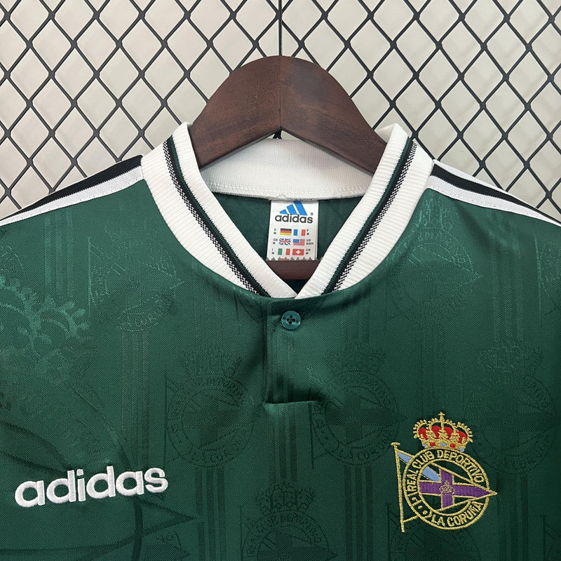 Camisa Retrô Deportivo La Coruña 1999/2000 II Away - Adidas