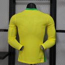 Camisa Brasil 2025 - Jogador - Manga Longa