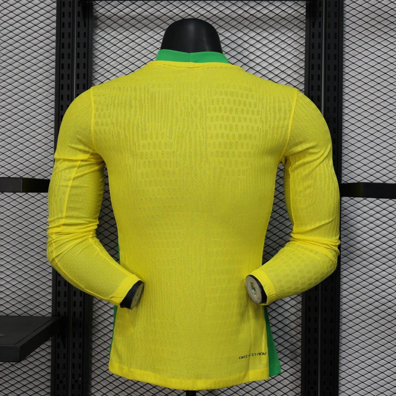 Camisa Brasil 2025 - Jogador - Manga Longa