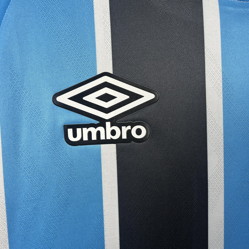Camisa Grêmio 25/26 I Home - Torcedor Manga Longa