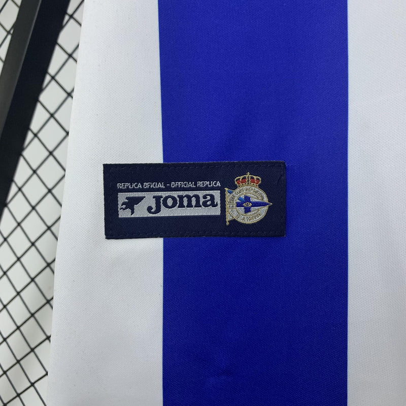 Camisa Retrô Deportivo La Coruña 2003/2004 I Home - Joma